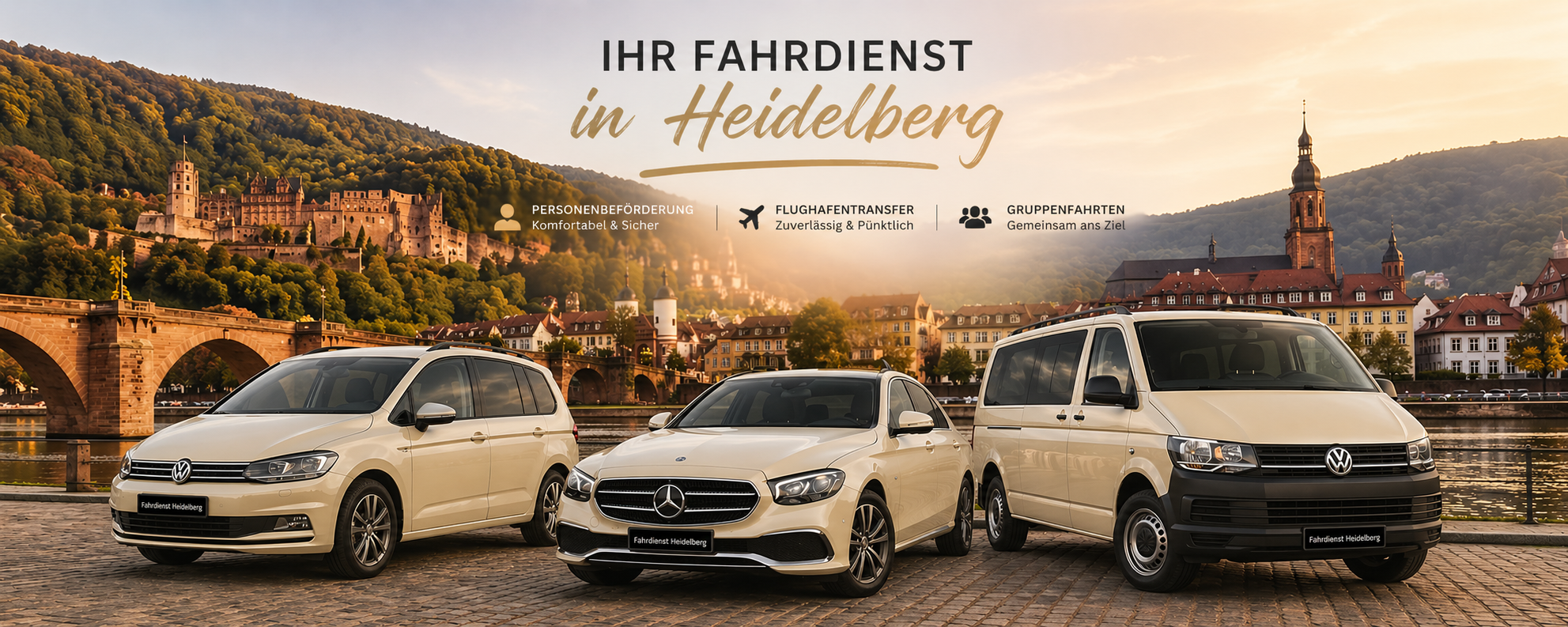 Taxi Heidelberg - mit zuverlässiger Personenbeförderung durch NeckarTransfer